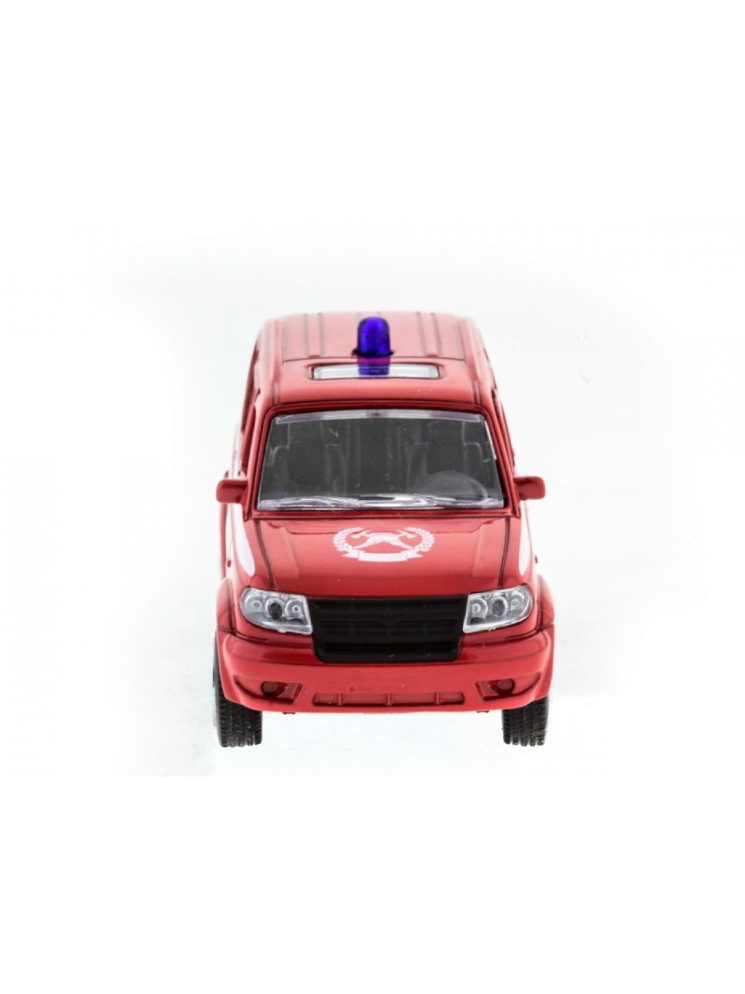 Машина "АВТОПАНОРАМА" инерц. УАЗ Патриот (пожарная) 1/50, в/к 12*7*5,5 см