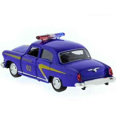 Машина "АВТОПАНОРАМА" инерц. ГАЗ-21 (милиция) 1/43, в/к 14*7*5,5 см