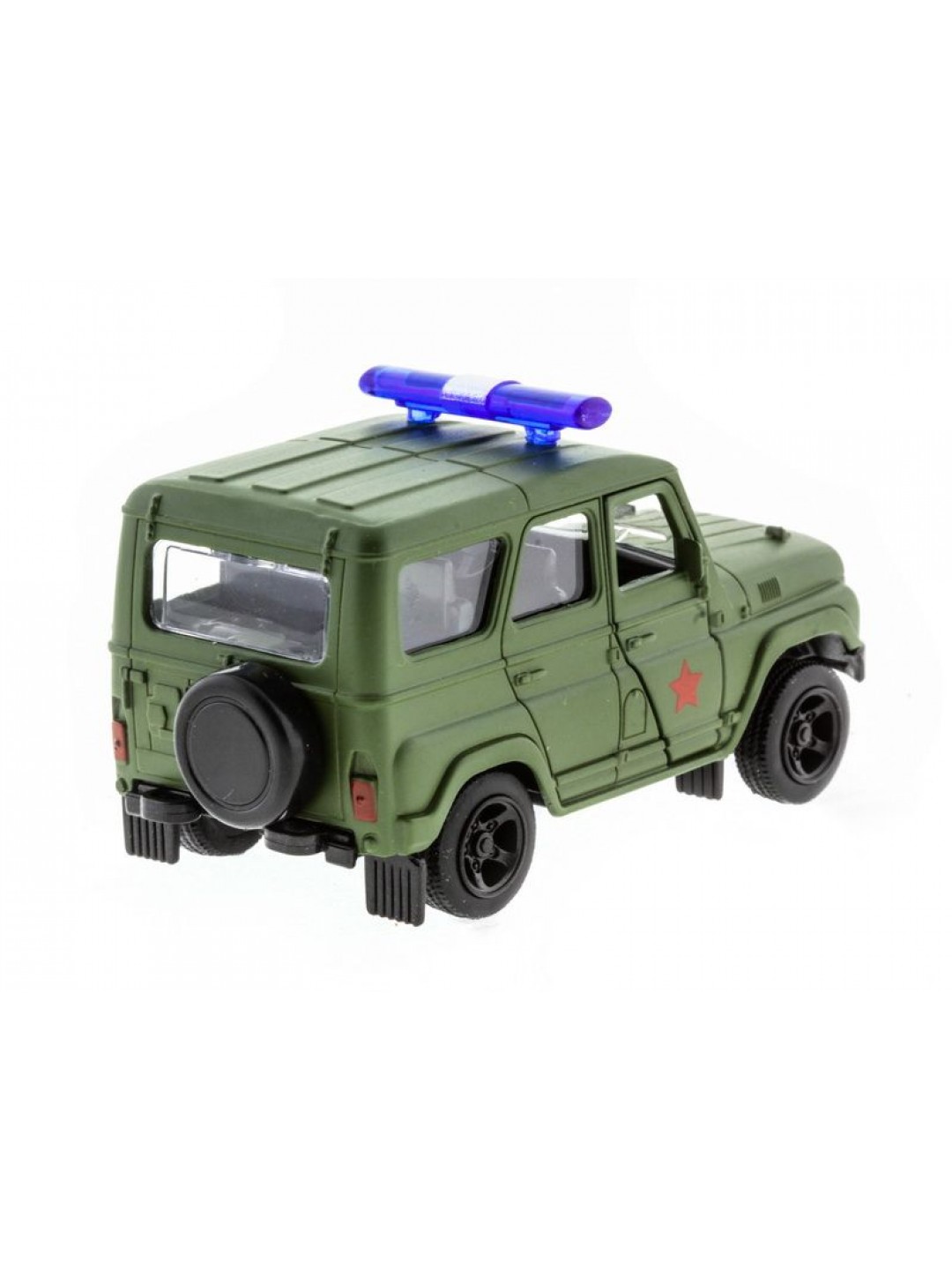 Машина "АВТОПАНОРАМА" инерц. УАЗ (армия) 1/50, в/к 12*7*5,5 см