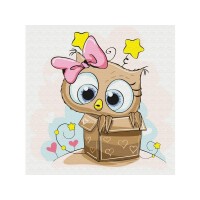 Набор юного художника 20х20 Совенок в подарочной коробке (12 цветов) Набор юного художника 20х20 Совенок в подарочной коробке (12 цветов)