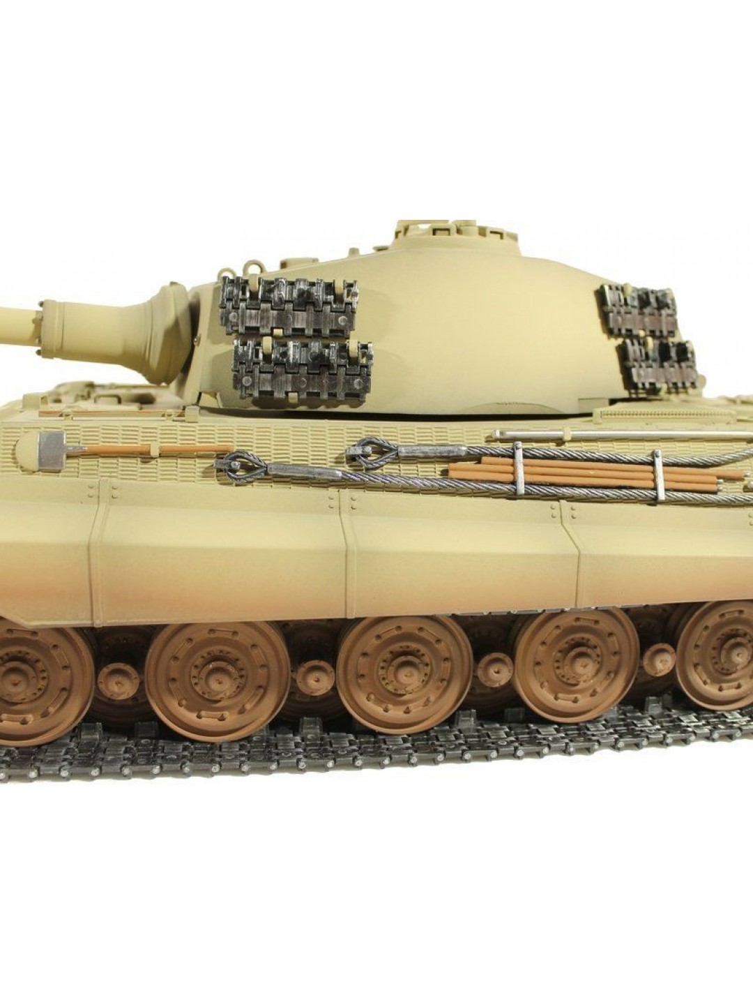 Р/У танк Torro King Tiger (башня Henschel) 1/16 2.4G, ИК-пушка, деревянная коробка