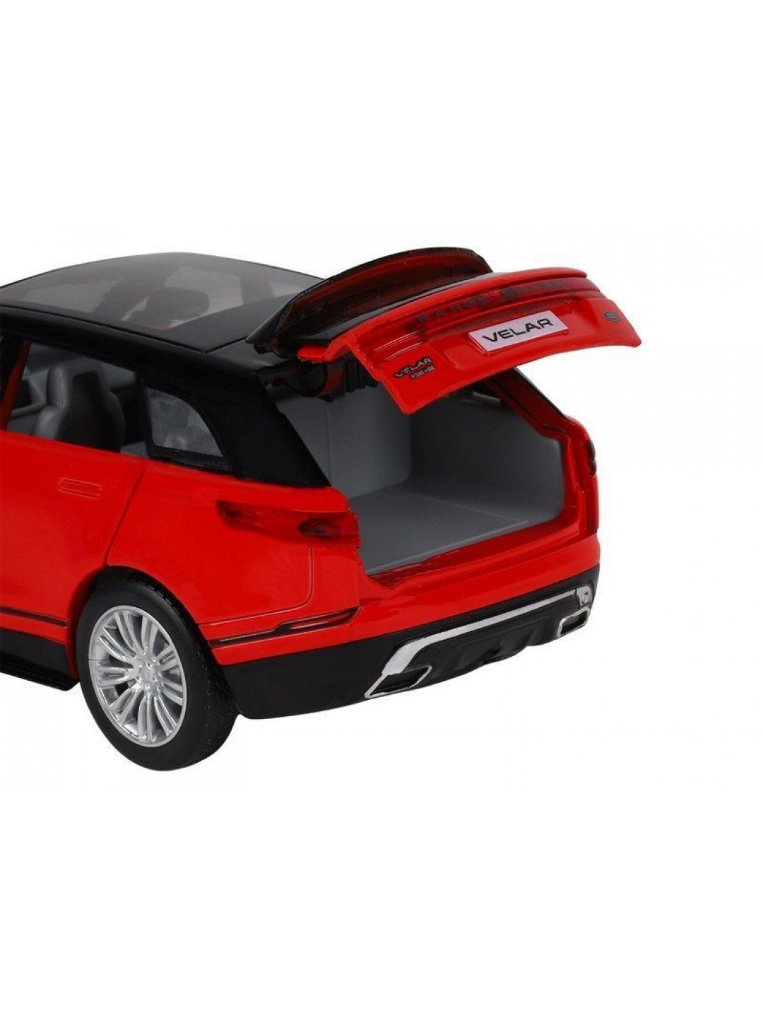 Машина "АВТОПАНОРАМА" Range Rover Velar, красный, 1/32, свет, звук, инерция, в/к 17,5*12,5*6,5