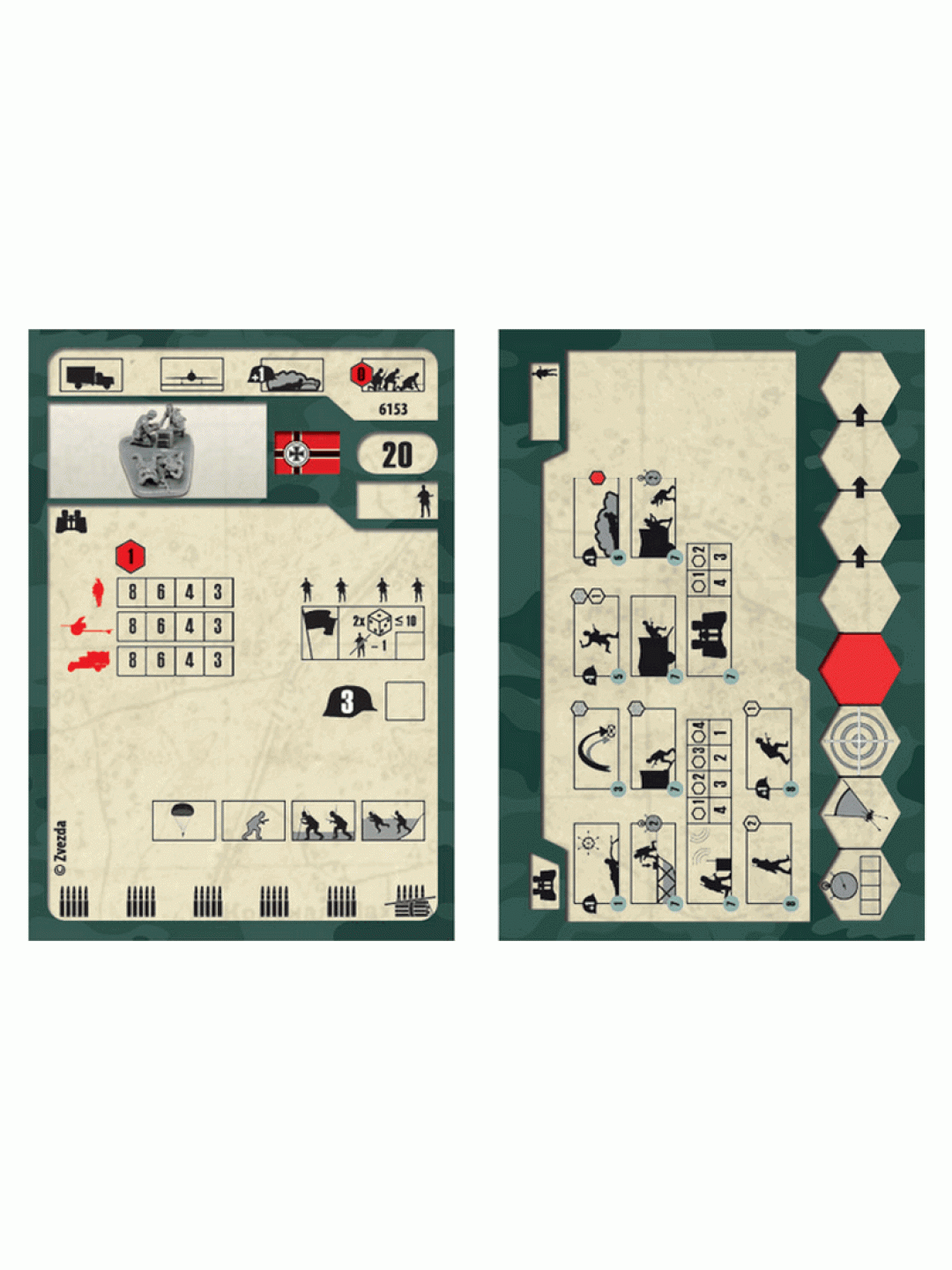 Сборные солдатики ZVEZDA Немецкие разведчики 1939-42гг, 1/72
