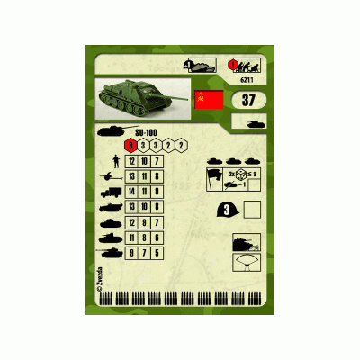 Сборная модель ZVEZDA Советский истребитель танков СУ-100, 1/100