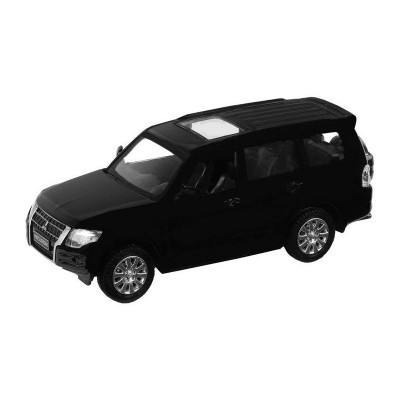 Машина "АВТОПАНОРАМА" Mitsubishi Pajero 4WD Tubro, черный, 1/43, инерция, в/к 17,5*12,5*6,5 см