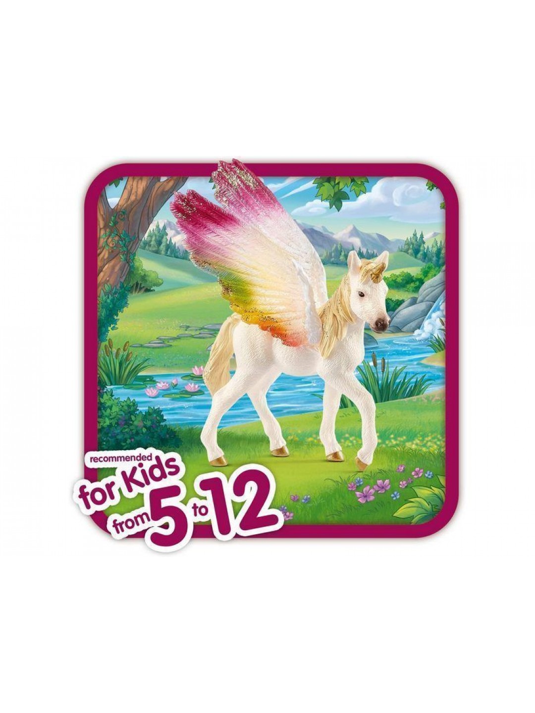 Фигурка Schleich Детеныш крылатого радужного единорога