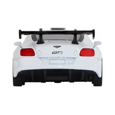 Машина "АВТОПАНОРАМА" Bentley Continental GT3, белый, 1/43, инерция, в/к 17,5*12,5*6,5 см