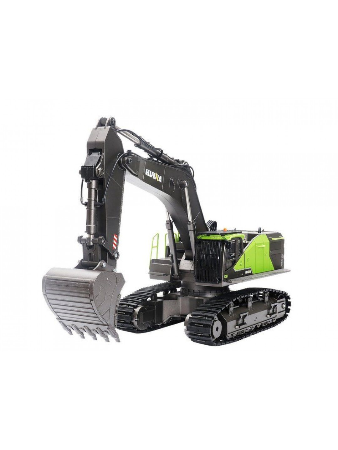 Радиоуправляемый экскаватор HUI NA TOYS 2.4G 22CH 1/14, зеленый RTR