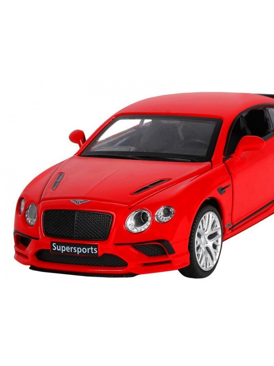 Машина "АВТОПАНОРАМА" Bentley Continental GT Supersports, красный, 1/32, в/к 17,5*12,5*6,5 см