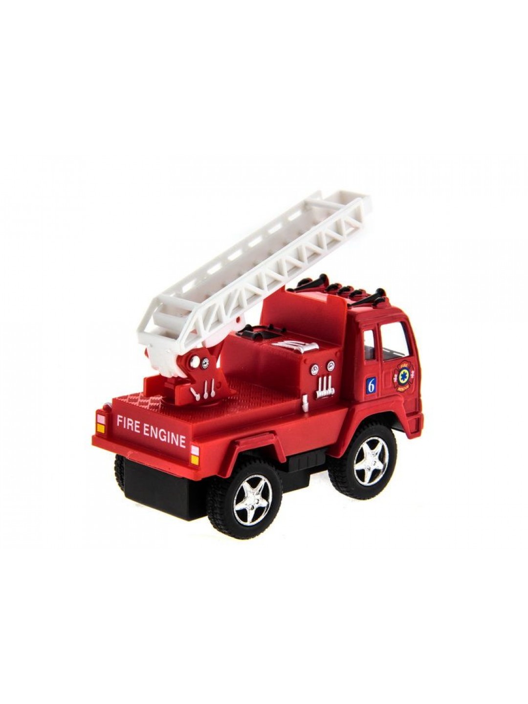 Машина Kinsmart "Funny Fire Engine pull back action" инерция (1/12шт.) 1:32 б/к