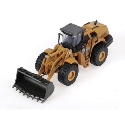 Металлический фронтальный погрузчик + самосвал HUI NA TOYS 1/50