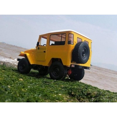 Радиоуправляемая машина WPL японский внедорожник FJ40 (желтая) 4WD 2.4G 1/16 RTR