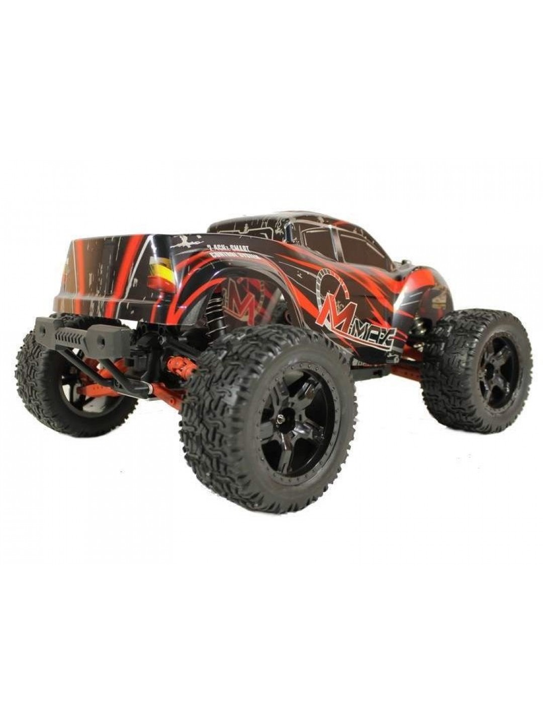 Радиоуправляемый монстр Remo Hobby MMAX PRO UPGRADE (красный) 4WD 2.4G 1/10 RTR
