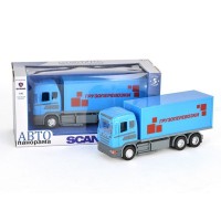 Машина "АВТОПАНОРАМА" SCANIA (фура) 1/40 инерц., в/к 28*14*12 Машина "АВТОПАНОРАМА" SCANIA (фура) 1/40 инерц., в/к 28*14*12
