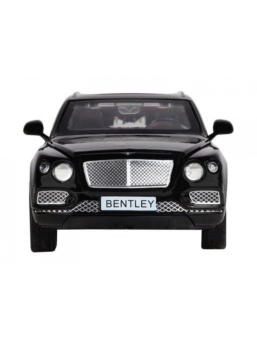 Машина "АВТОПАНОРАМА" Bentley Bentayga, черный, 1/34, свет, звук, инерция, в/к 17,5*13,5*9 см