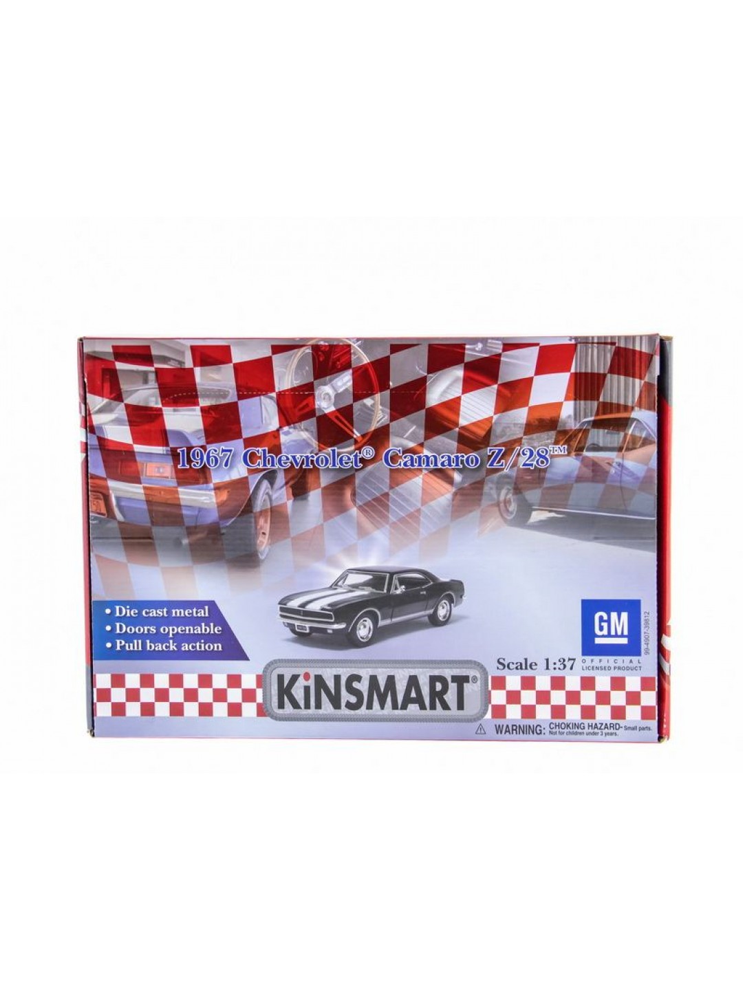 Машина Kinsmart Chevrolet Camaro Z/28 1:40 в асс. инерция (1/12шт.) б/к