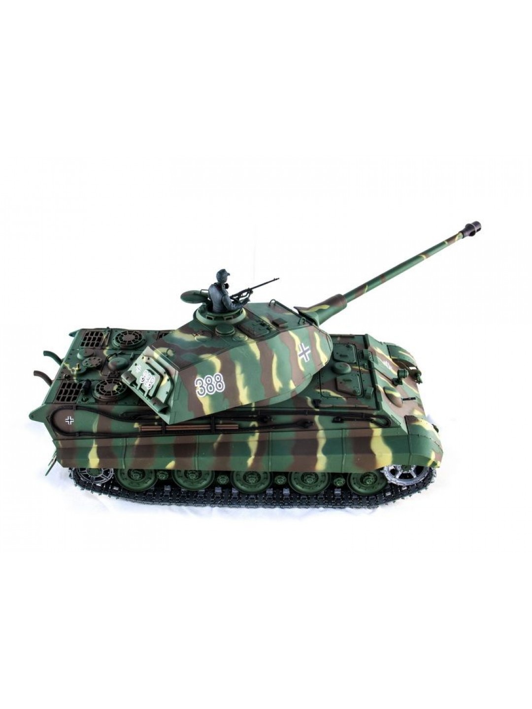 Р/У танк Heng Long 1/16 KingTiger (Германия)  2.4G RTR PRO красно-коричневый