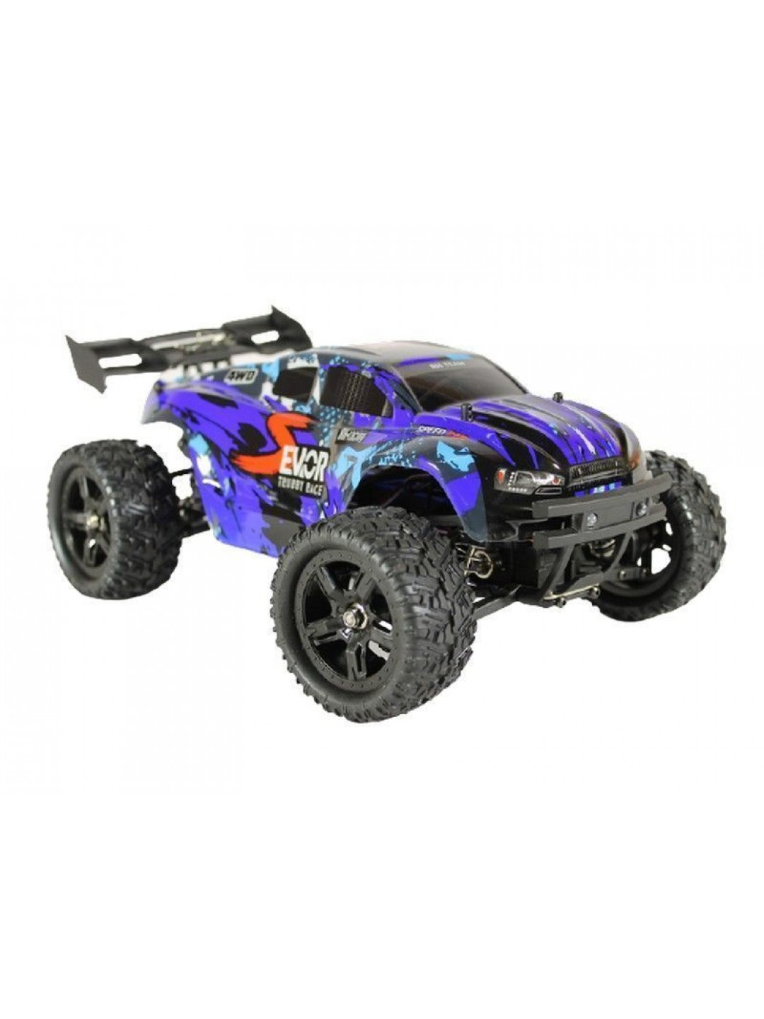Радиоуправляемая трагги Remo Hobby S EVO-R Brushless V2.0 (синяя) 4WD 2.4G 1/16 RTR