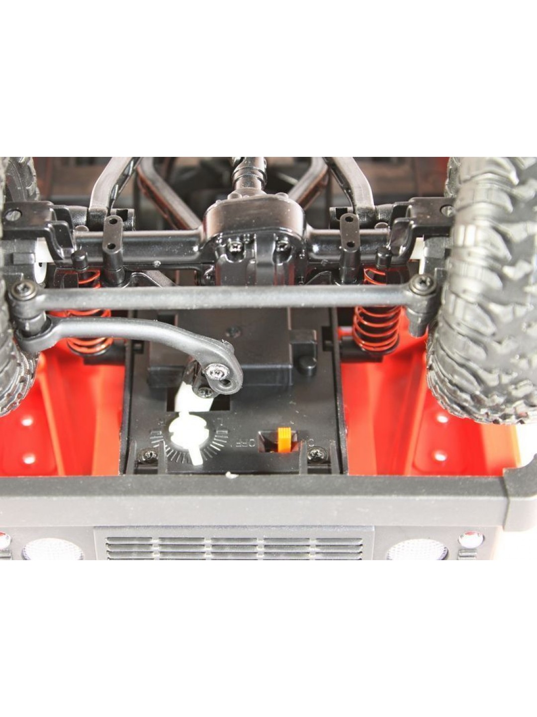 Радиоуправляемая машина MN MODEL английский внедорожник Defender (красный) 4WD 2.4G 1/12 RTR