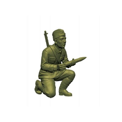 Сборные солдатики ZVEZDA Советская 76-мм полковая пушка, 1/72