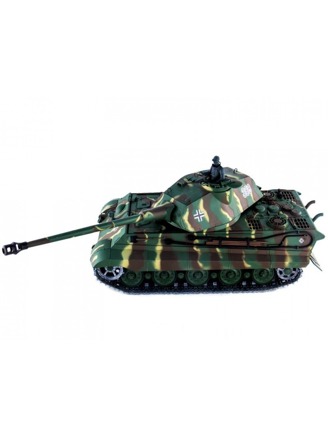 Р/У танк Heng Long 1/16 KingTiger (Германия)  2.4G RTR PRO красно-коричневый