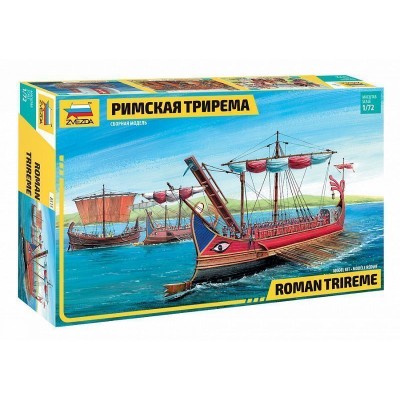 Сборная модель ZVEZDA Римская трирема, 1/72