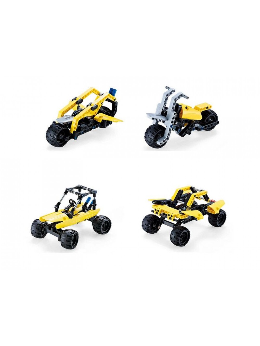 Конструктор CaDA Technic багги-квадроцикл-мотоцикл 8 в 1 (338 деталей)