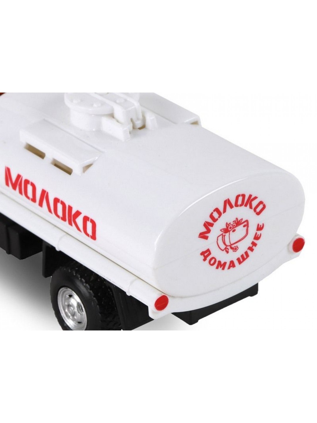 Машина "АВТОПАНОРАМА" "Молоко", 1:52, цвет оранжевый, инерция, в/к 16,1*6,1*7,6 см
