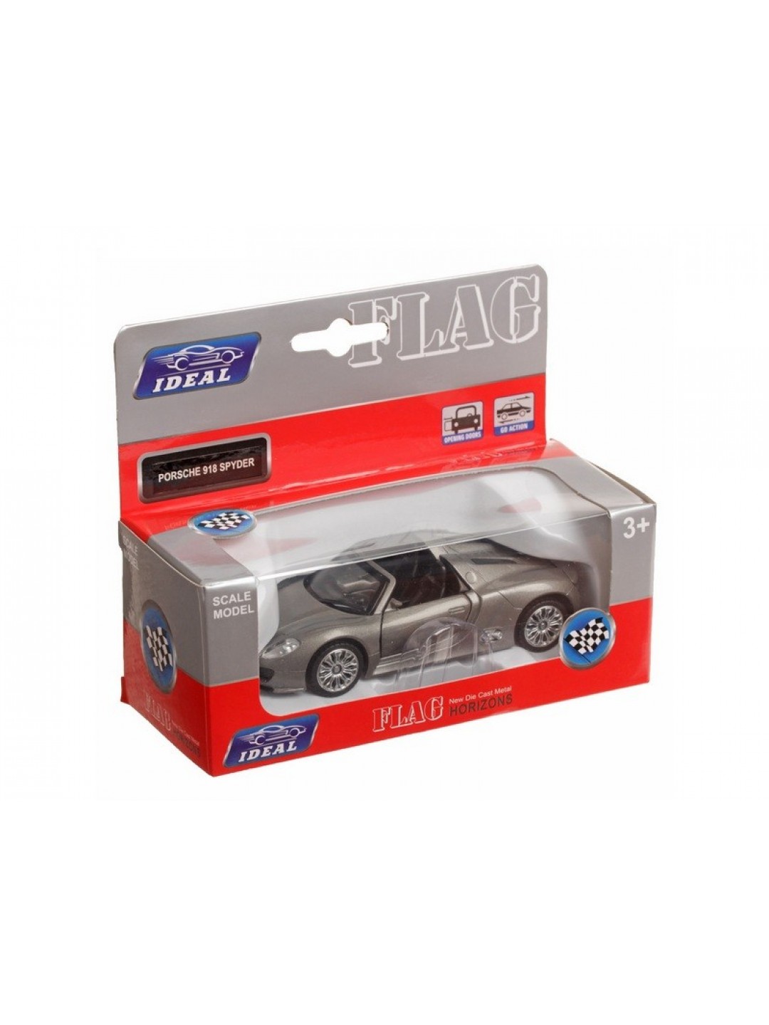 Машина Ideal 1:41 Porsche 918 (с открытым верхом)