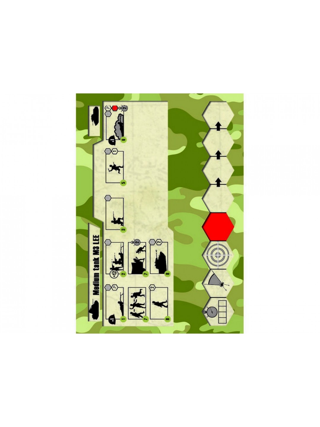 Сборная модель ZVEZDA Американский средний танк "Ли" М3, 1/100