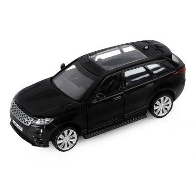 Машина "АВТОПАНОРАМА" Land Rover Range Rover Velar, черный, 1/42, инерция, в/к 17,5*12,5*6,5 см