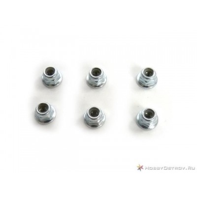 Гровер-гайка TM3 для автомоделей Himoto, 6шт. Гровер-гайка TM3 для автомоделей Himoto, 6шт.