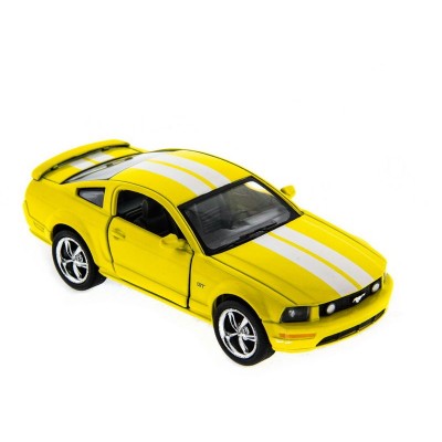 Машина Kinsmart 1:38 Ford Mustang GT с полосками инерция (1/12шт.) б/к