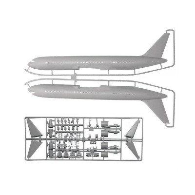 Сборная модель ZVEZDA Пассажирский авиалайнер Боинг 767-300, подарочный набор, 1/144