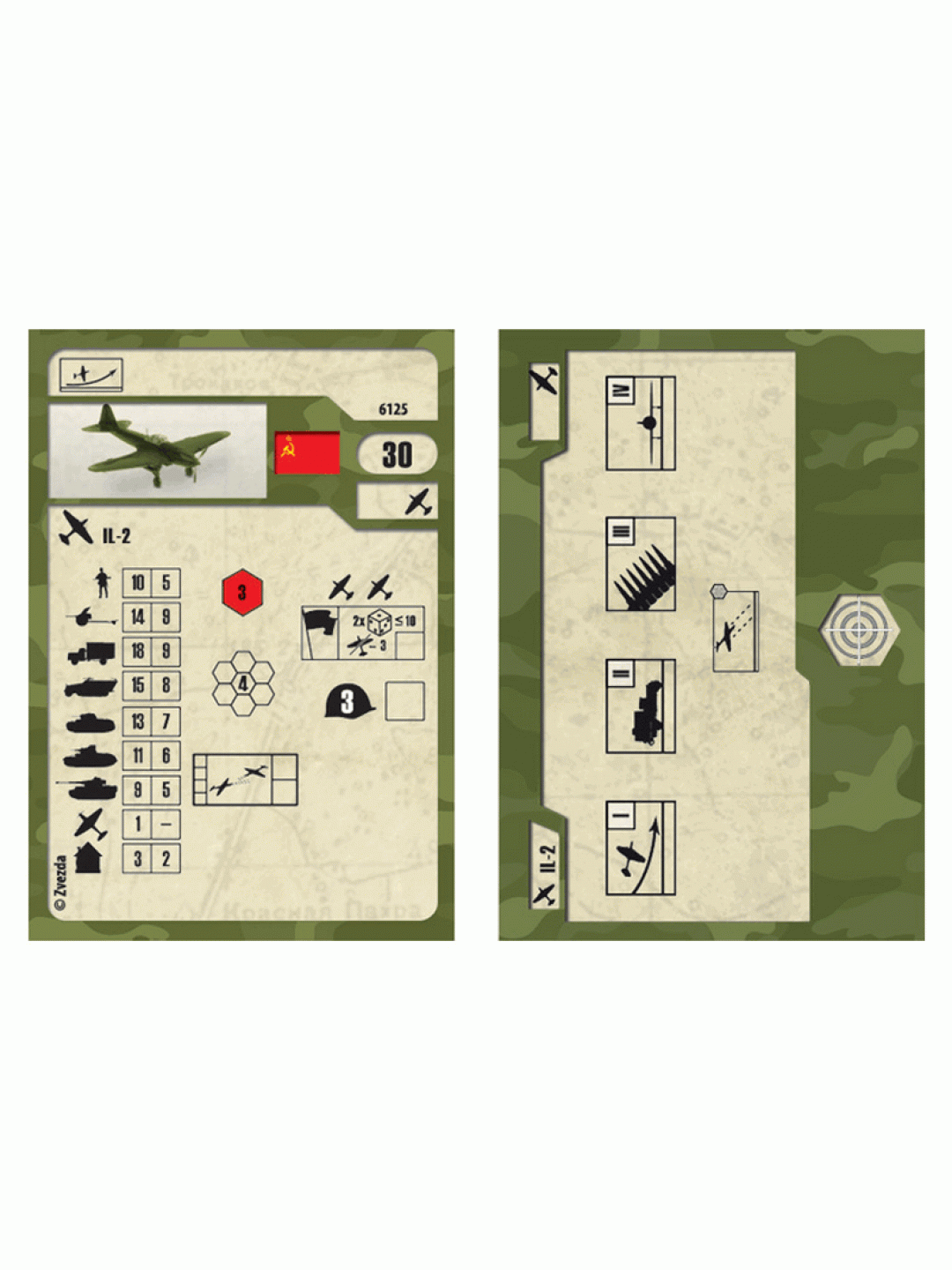 Сборная модель ZVEZDA Штурмовик Ил-2 обр. 1941г, 1/144