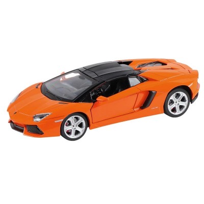 Машина "АВТОПАНОРАМА" Lamborghini Aventador Roadster, оранжевый, 1/24, в/к 24,5*12,5*10,5 см