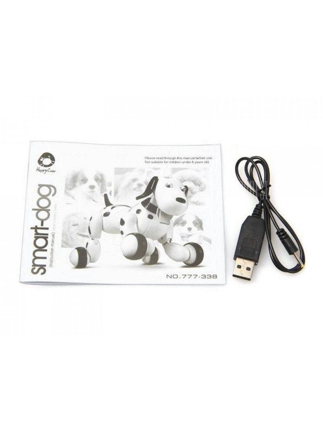 Радиоуправляемая робот-собака HappyCow Smart Dog 2.4G (черная)