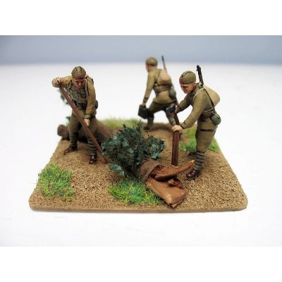 Сборные солдатики ZVEZDA Советские саперы, 1/72