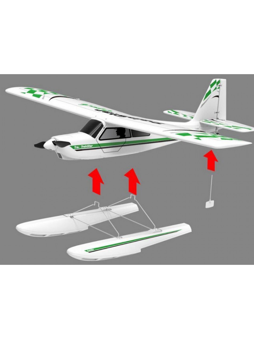 Радиоуправляемый самолет Volantex RC TrainStar Epoch 1100мм KIT