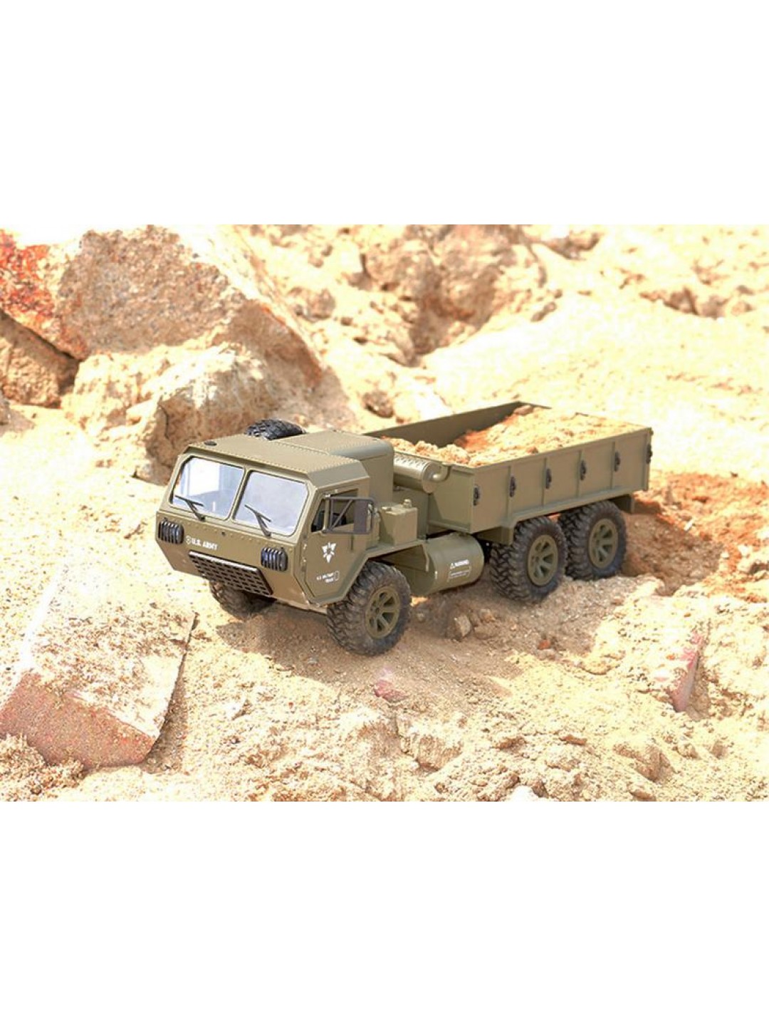 Радиоуправляемая машина американский военный грузовик 6WD 2.4G 1/16 RTR