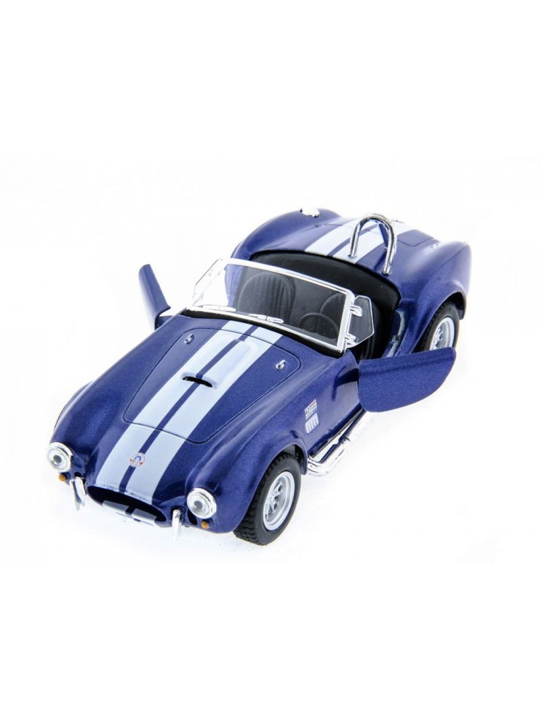 Машина Kinsmart Shelby Cobra 427 1965 инерция (1/12шт.) 1:32 б/к