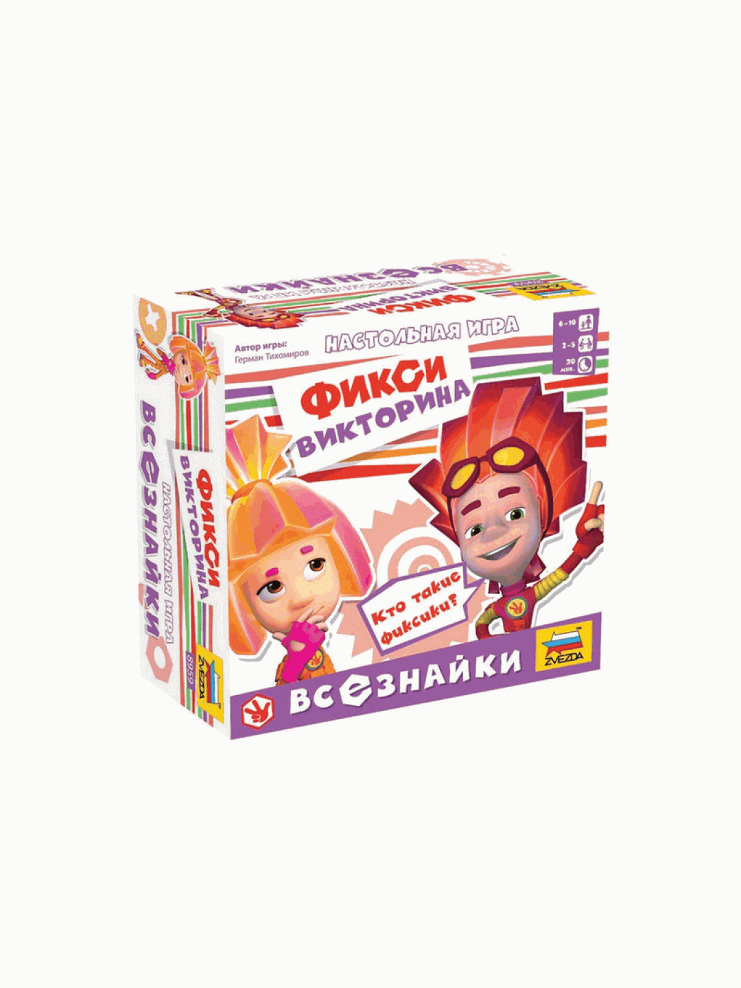 Настольная игра ZVEZDA "Фикси викторина. Всезнайки.", детская
