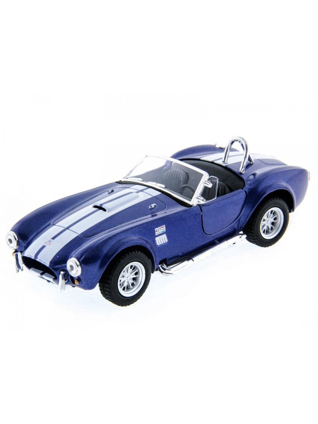 Машина Kinsmart Shelby Cobra 427 1965 инерция (1/12шт.) 1:32 б/к