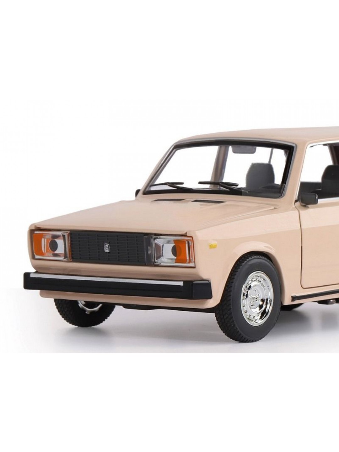 Машина "АВТОПАНОРАМА" ВАЗ 2104, бежевый, 1/24, инерция, в/к 24,5*12,5*10,5 см