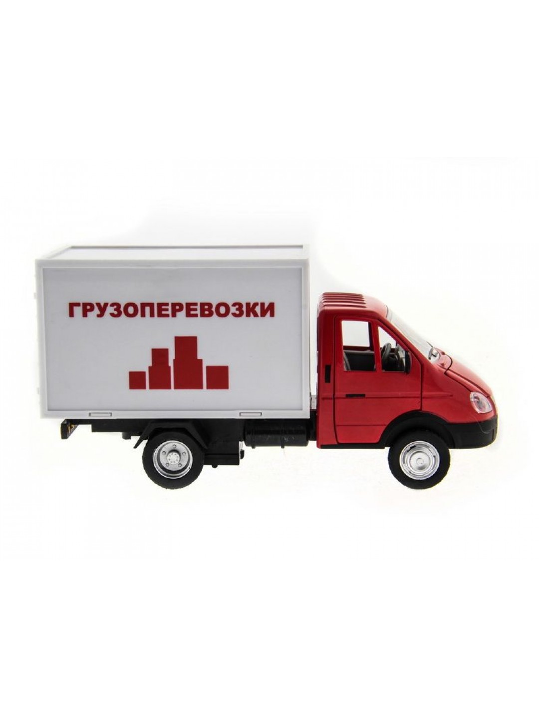 Машина "АВТОПАНОРАМА" "ГАЗель" (грузоперевозки) 1/28, в/к 24*14*12 см