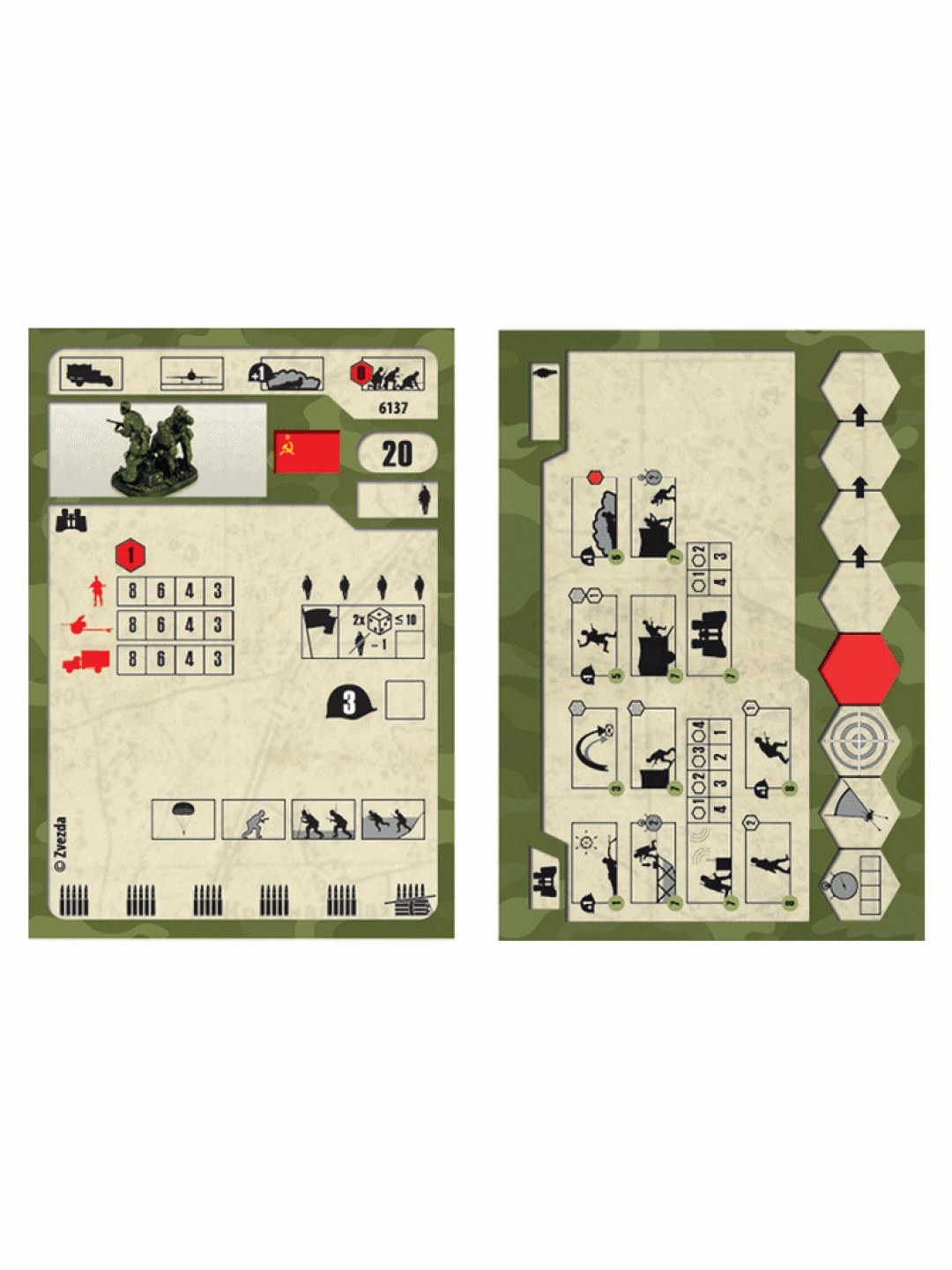 Сборные солдатики ZVEZDA Советские разведчики 1941-43гг, 1/72