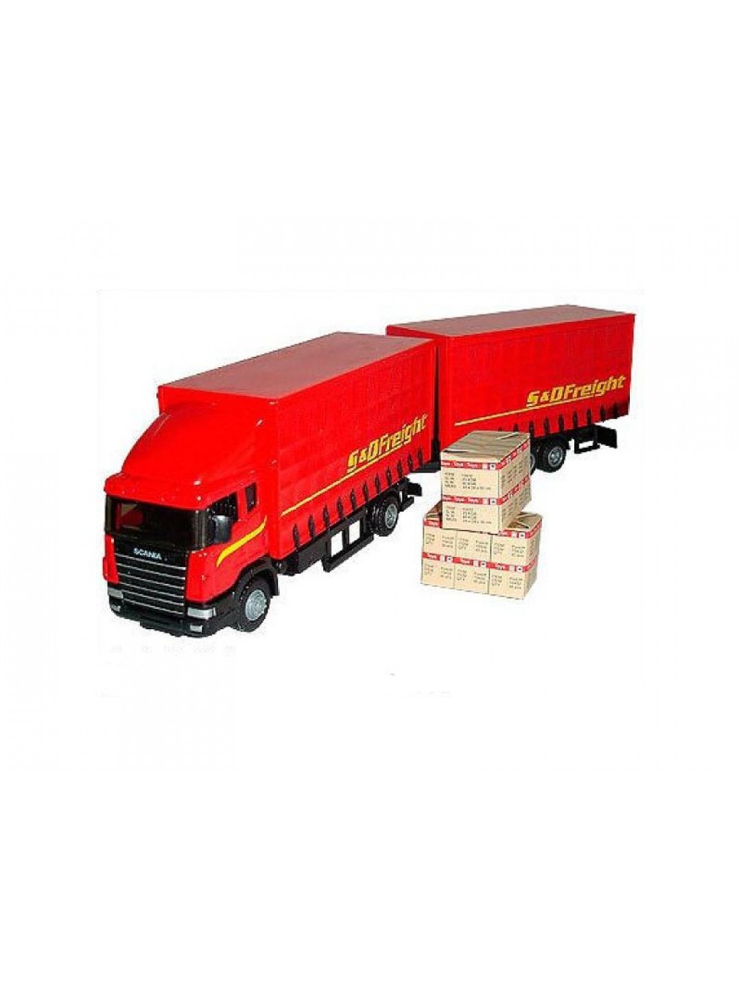 Машина Autotime "SCANIA" автопоезд  1:48