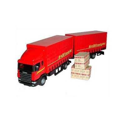Машина Autotime "SCANIA" автопоезд  1:48