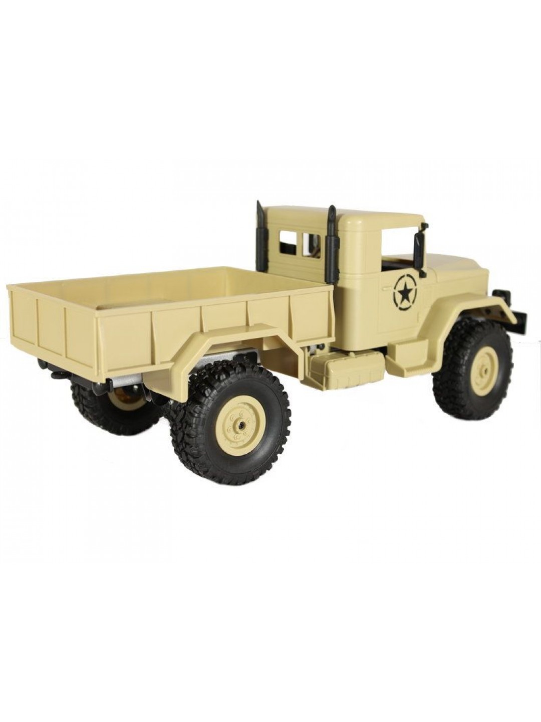 Радиоуправляемая машина MN MODEL военный грузовик (песочный) 4WD 2.4G 1/16 RTR