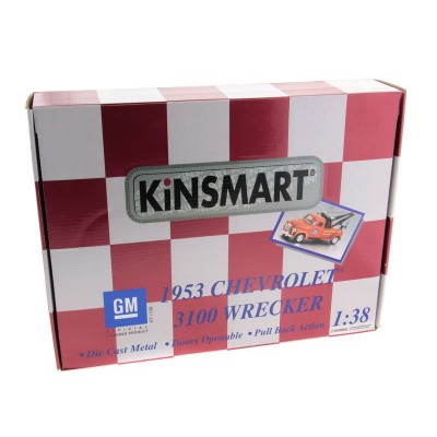 Машина Kinsmart 1953 Chevrolet 3100 Wreckler инерция (1/12шт.) 1:38 б/к